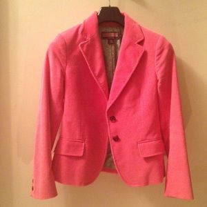 Vineyard Vines Pink Corduroy Blazer Size Small